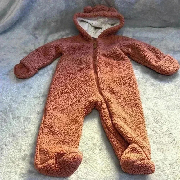 Carter's -  Footed convertible Sherpa Bunting Bag. Size 3 months - Picture 1 of 7